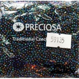Бисер Preciosa круглый 8/0 цв.59135 (цена за уп/50г) Непрозрачный Ирис
